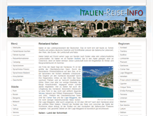 Tablet Screenshot of italien-reise-info.de